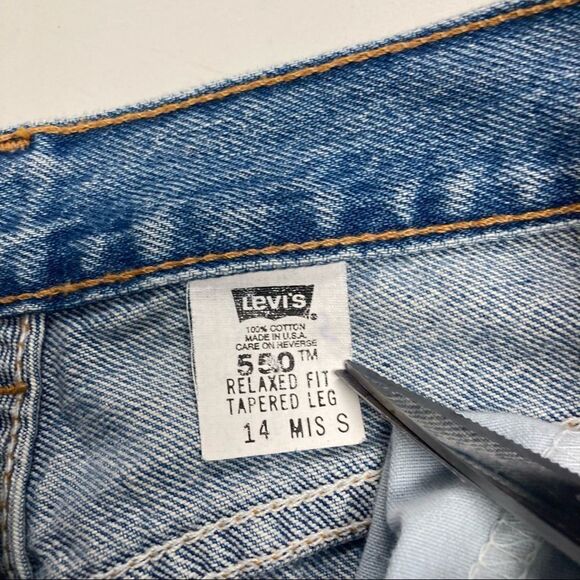 LEVI’S, Vintage 550, Relaxed Fit, Tapered Leg, Size 14MIS, S, High Rise - Picture 5 of 14